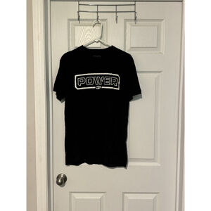 Mens Diesel Power T Shirt Lg Black Logo Soft Crew Neck EUC Shirt Sleeve